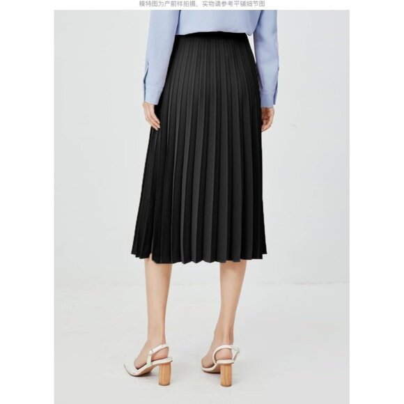 Lucy Black Midi Skirt with Timeless Elegance size 44 - Picture 3 of 15